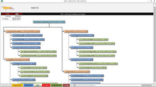 Load image into Gallery viewer, Planilha Gerenciamento de projetos com gráfico de Gantt e EAP