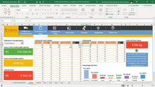 Load image into Gallery viewer, Pacote com todas as planilhas de fretes transportadora em Excel