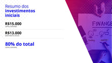 Load image into Gallery viewer, Apresentação de Estudo de Viabilidade Econômica e Financeira em Powerpoint