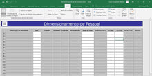 Load image into Gallery viewer, Dimensionamento de Pessoal baseado em cronoanálise
