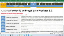 Load image into Gallery viewer, Planilha de Formação de Preços para Produtos em Dashboard
