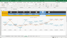 Load image into Gallery viewer, Planilha de Gerenciamento e Controle Mensal de Entradas ou Saídas em Dashboard