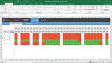 Load image into Gallery viewer, Planilha de Escala de Trabalho em Excel 4.0