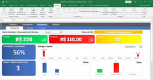 Load image into Gallery viewer, Planilha de Gerenciamento de Entregas Para Motoboy em Excel

