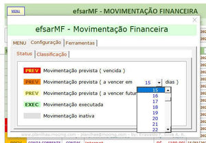 efsarMF - Movimentação Financeira