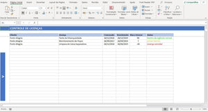 Controle de Licenças