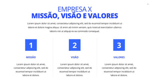 Apresentação de Missão e Visão em Powerpoint - Biz Target