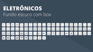 Apresentação Ícone Line em Powerpoint