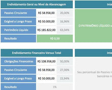 Load image into Gallery viewer, Planilha de Balanço Patrimonial em Excel 4.0
