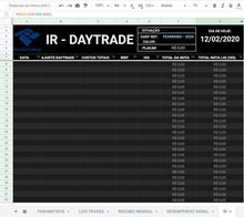 Load image into Gallery viewer, Planilhas Google de Diário e Controle Daytrade v2 - Trader Consistente
