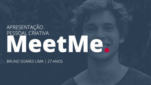 Load image into Gallery viewer, Apresentação Pessoal Criativa Google Slides – MeetMe
