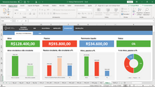 Load image into Gallery viewer, Planilha de Balanço Patrimonial em Excel 4.0
