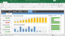 Load image into Gallery viewer, Planilha de Horas Extras com Banco de Horas em Excel 4.0
