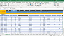 Load image into Gallery viewer, Planilha de Gestão de Compras e Pedidos em Dashboard
