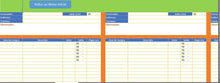 Load image into Gallery viewer, Planilha de Controle de Vencimentos com Contas a Pagar e a Receber de Clientes e Fornecedores
